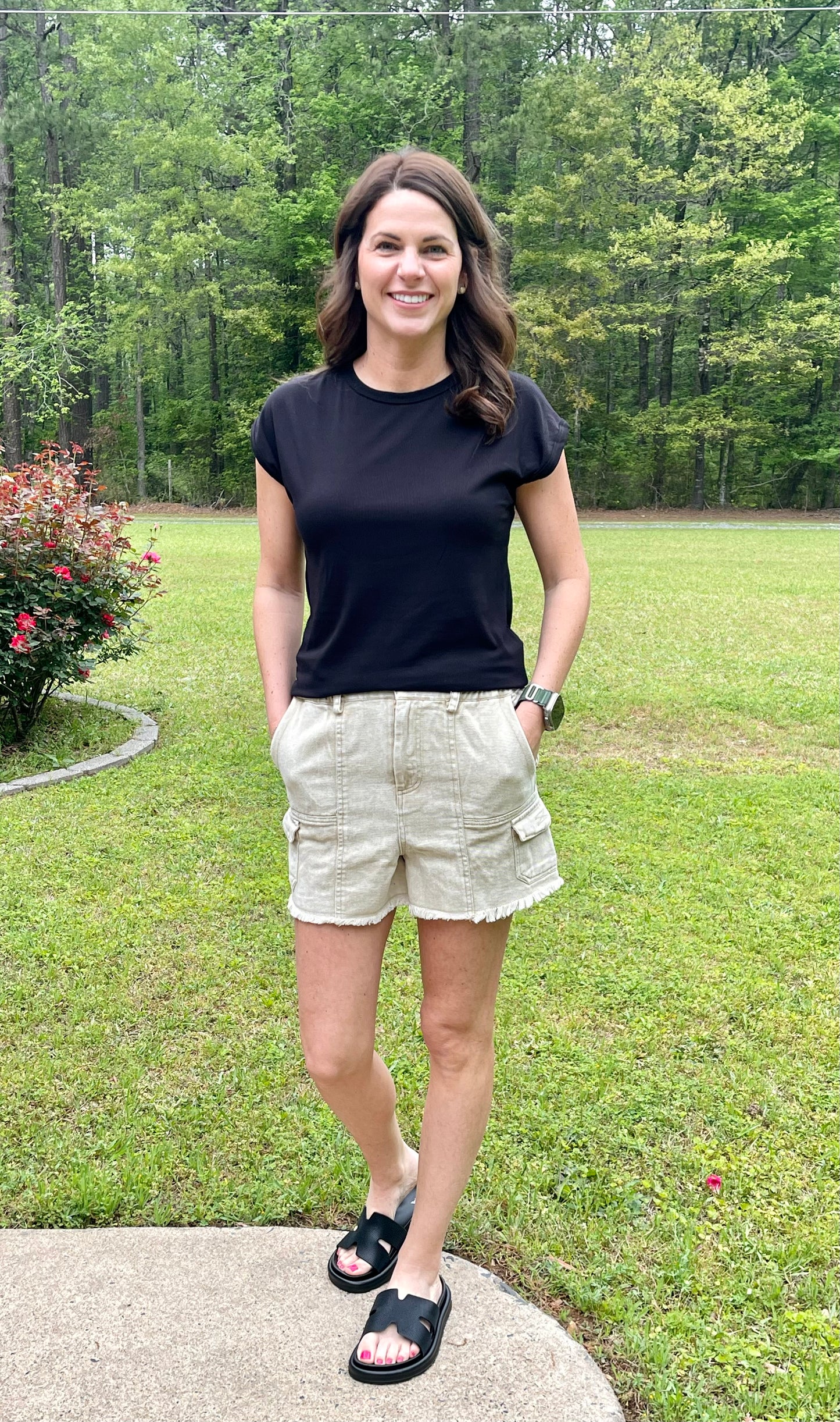 Colored Cargo Shorts