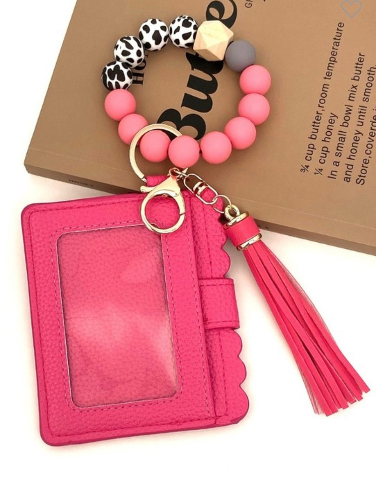 Beaded Keychain Wallet