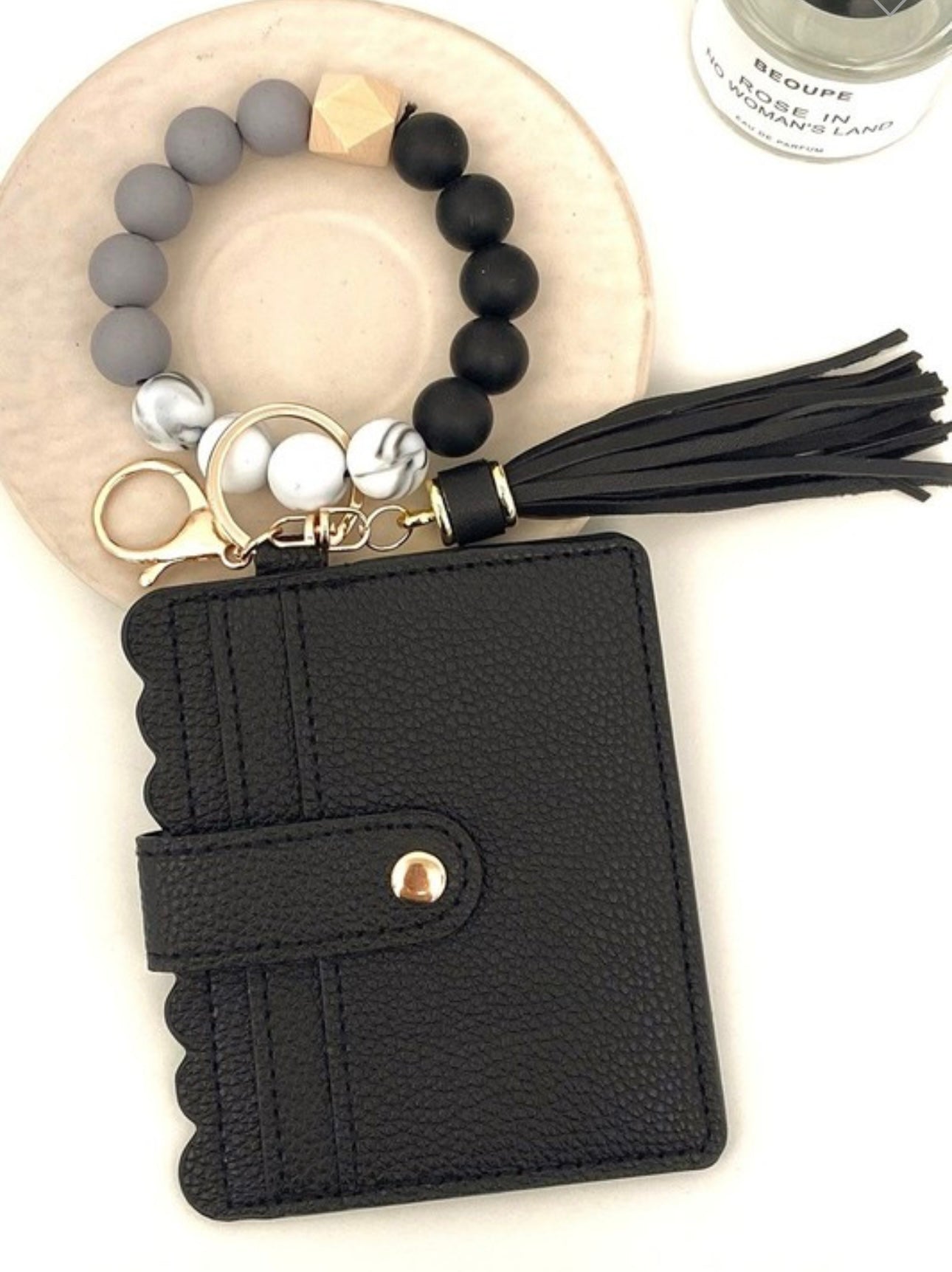 Beaded Keychain Wallet