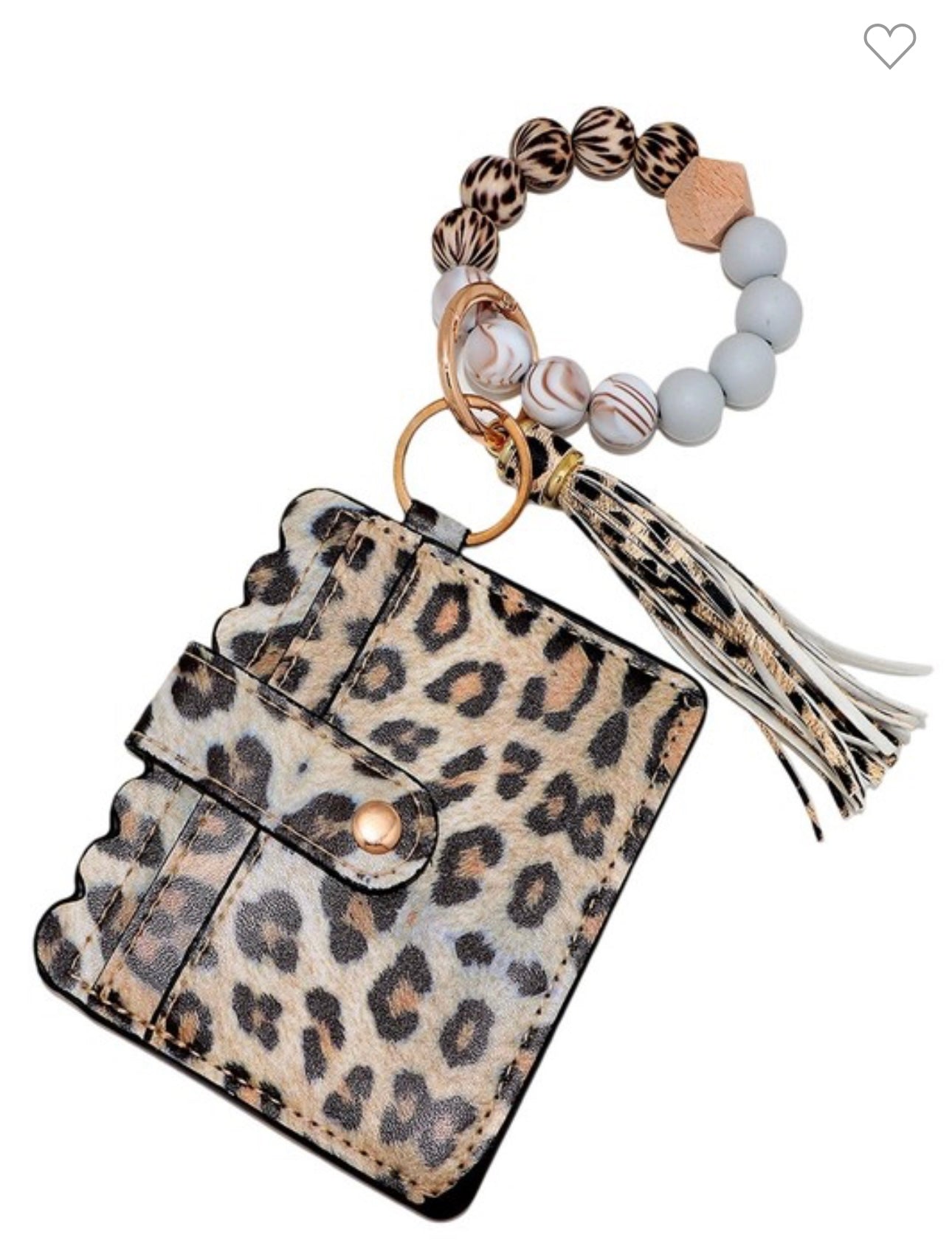 Beaded Keychain Wallet