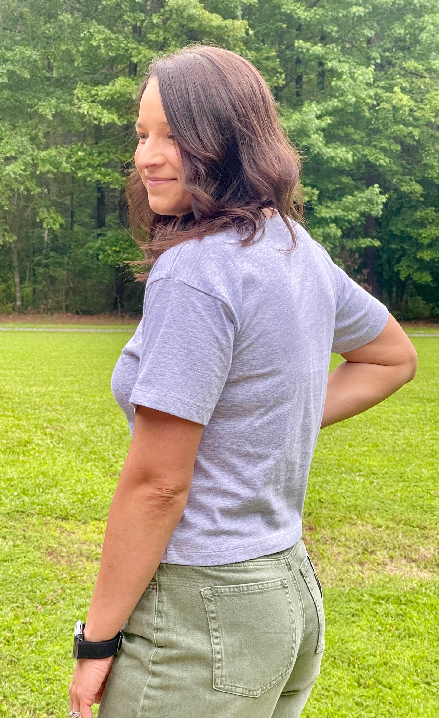 Cotton Cropped Tee