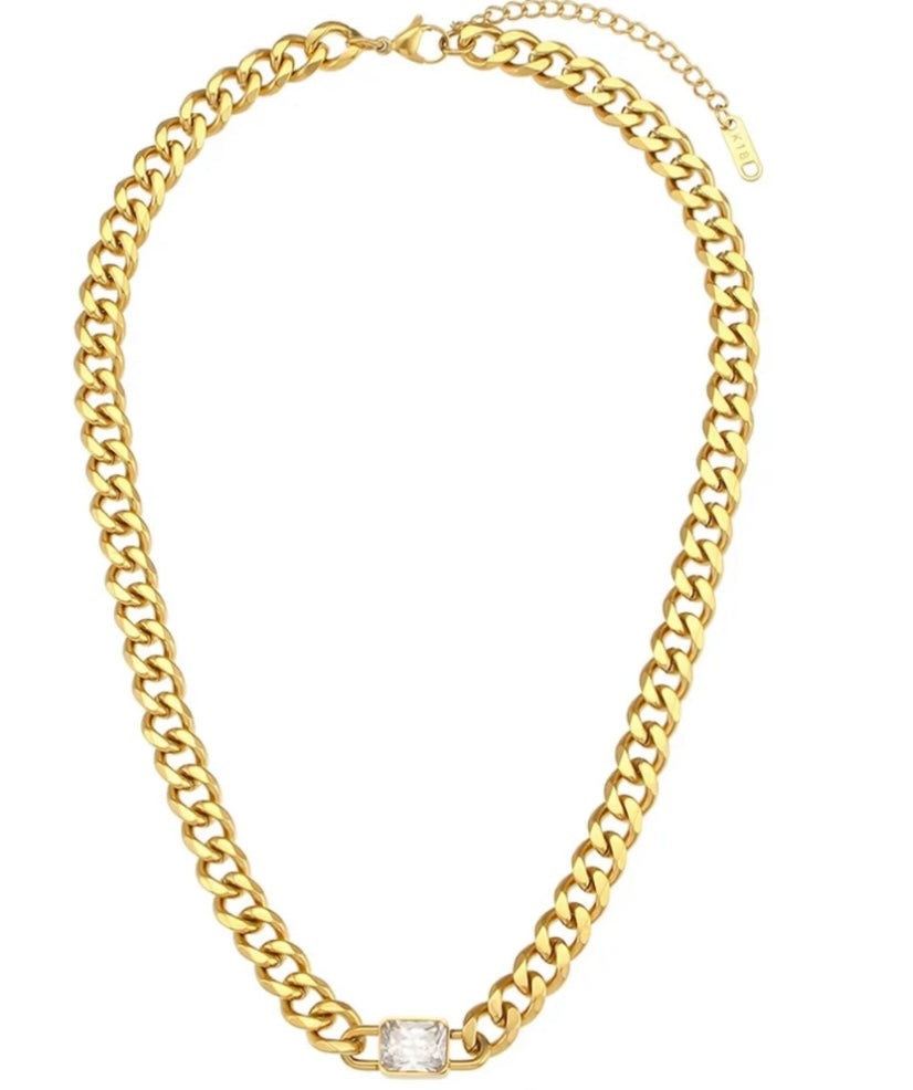 Chain w/Diamond Pend