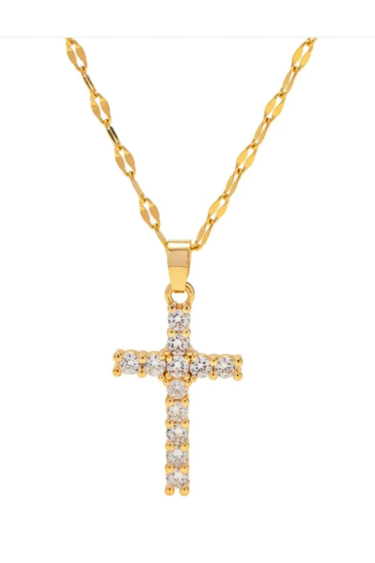 Sparkle Cross Necklace