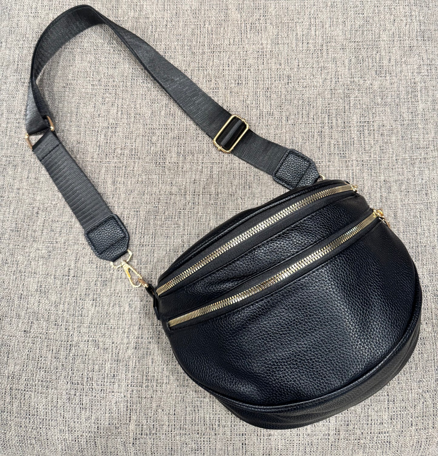 Leather Multi Pocket Crossbody