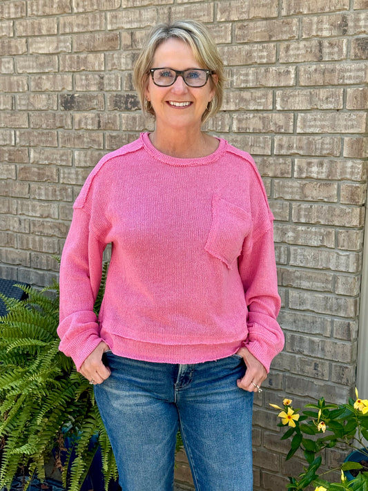 Pink Casual Top