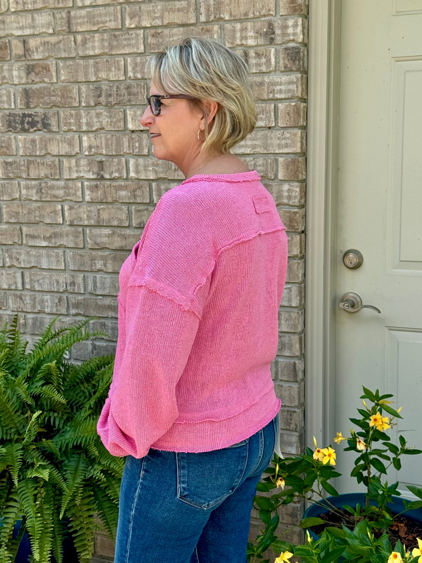 Pink Casual Top