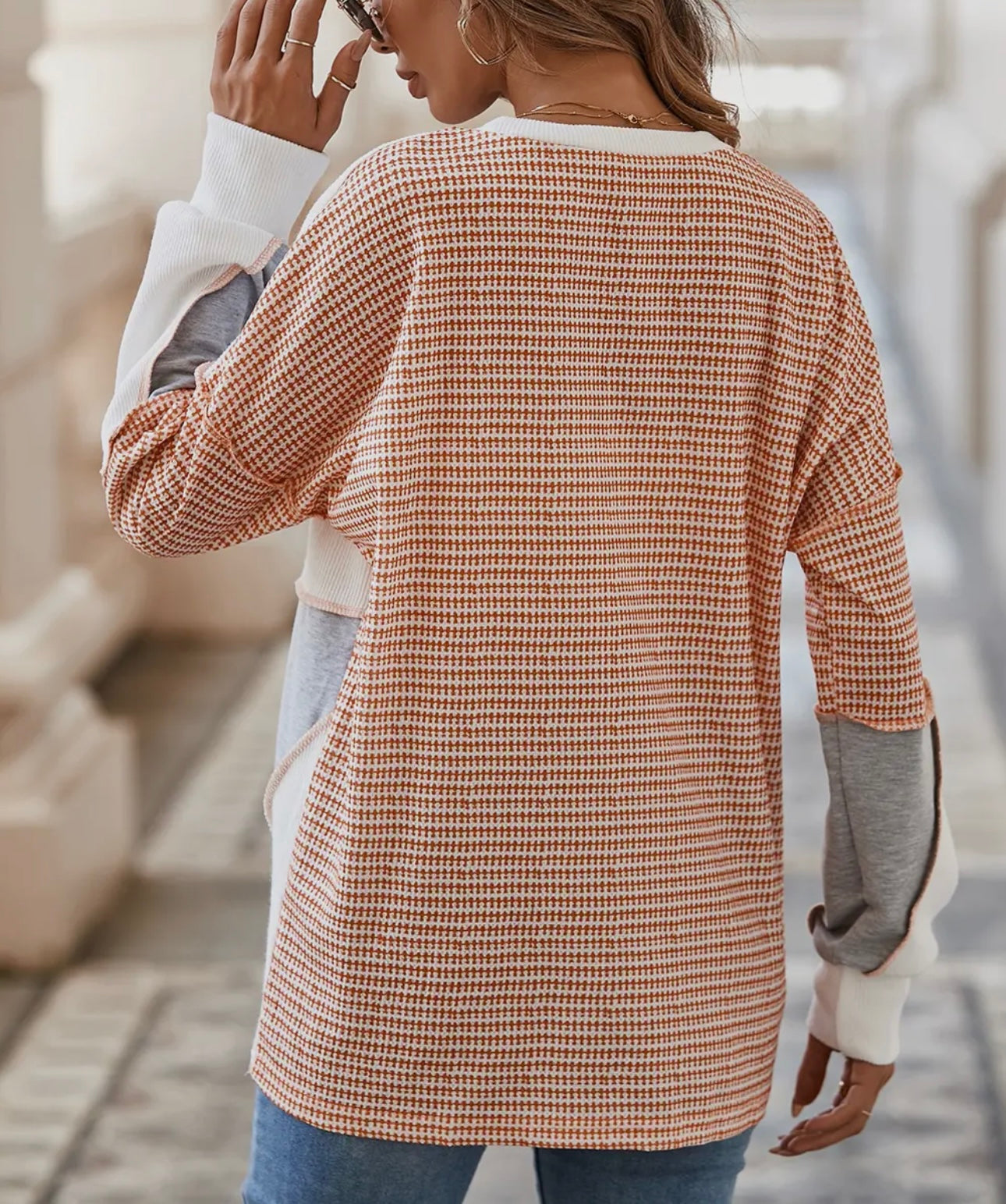 Oversized Knit Top