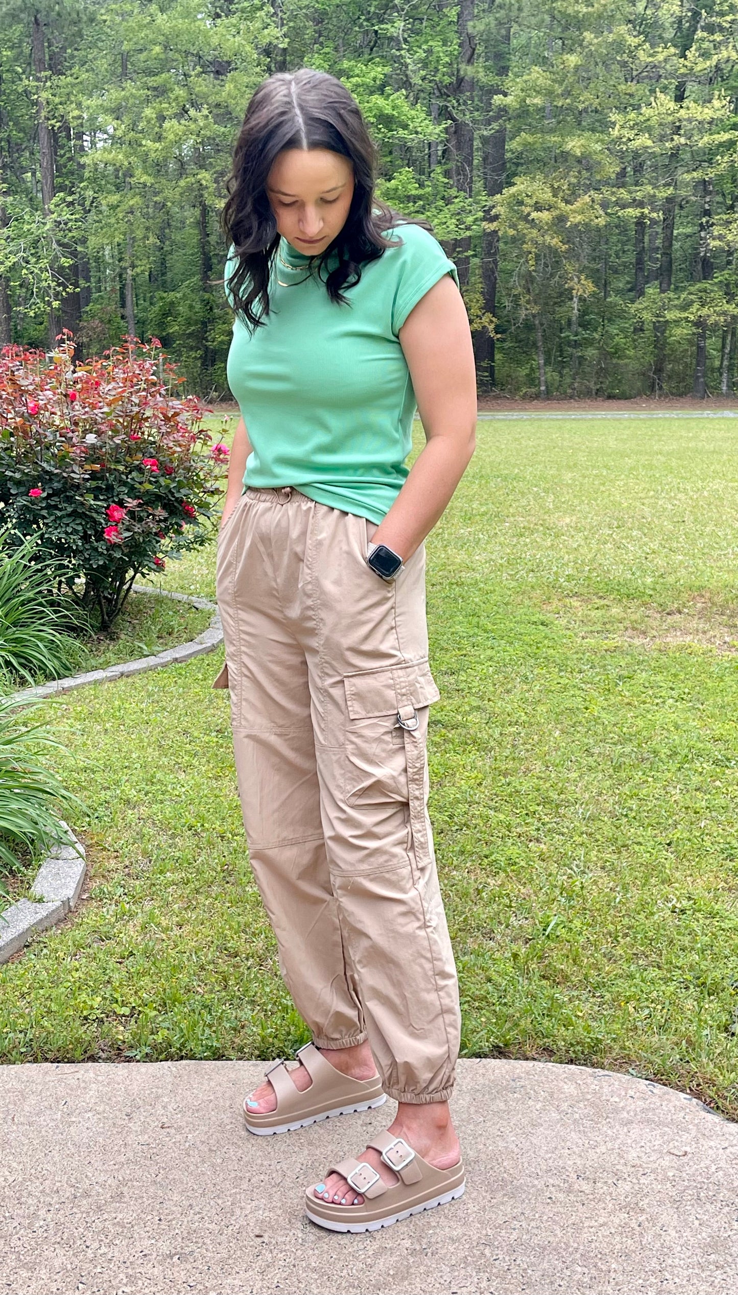 Taupe Cargo Pants