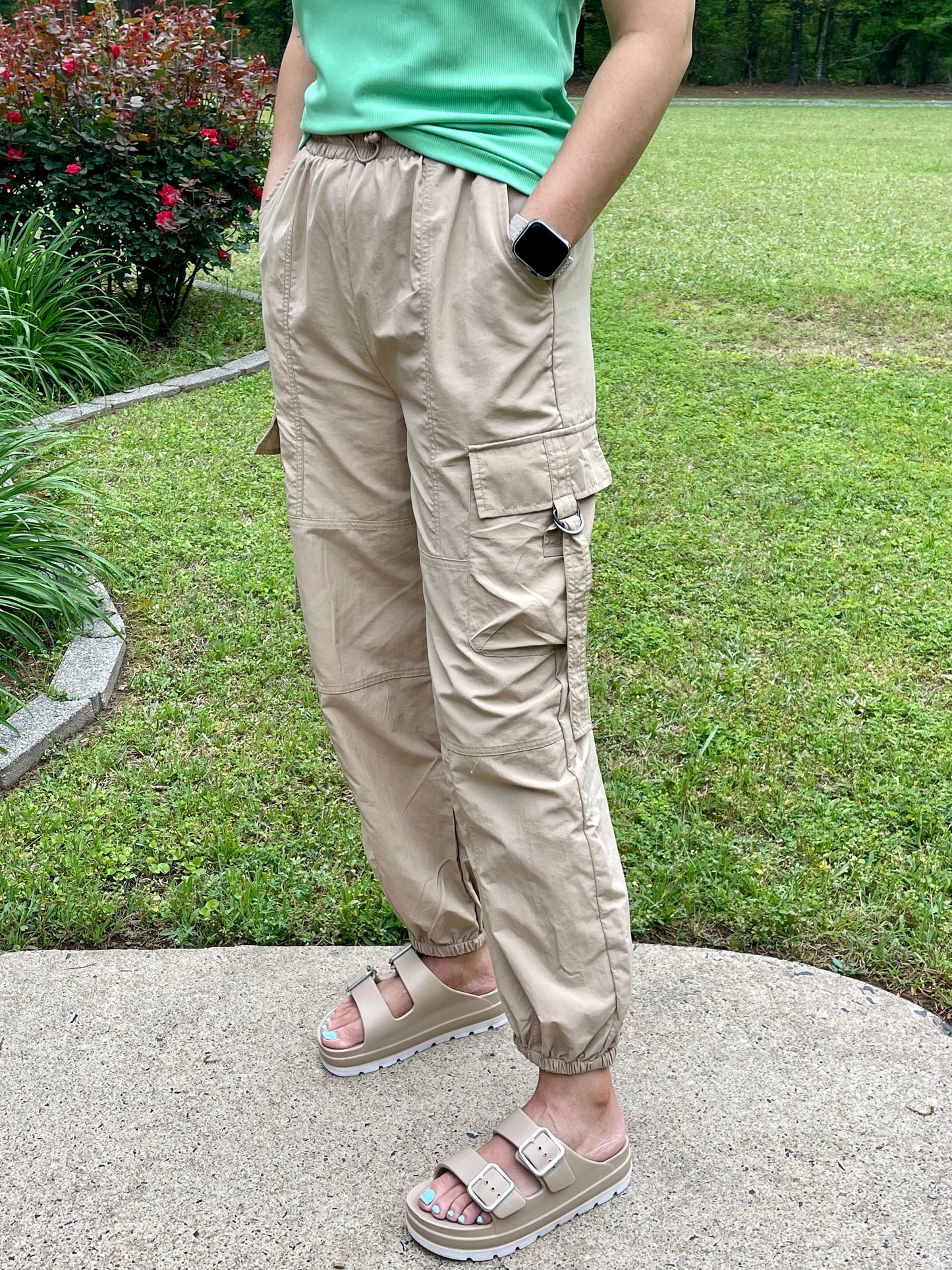 Taupe Cargo Pants