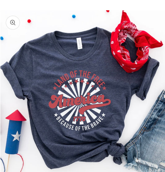 LAND OF THE FREE TEE