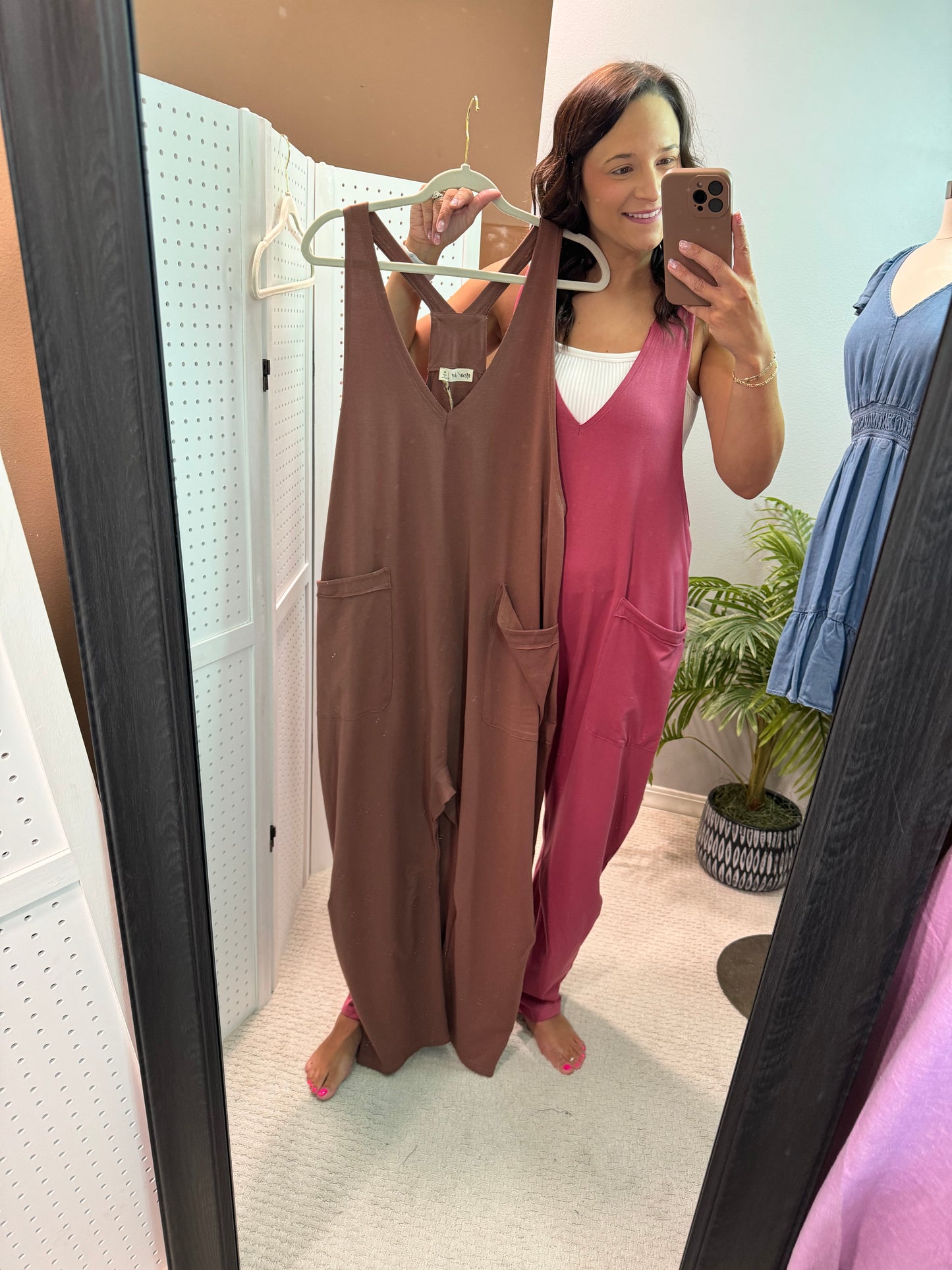 V-Neck Jumpsuit