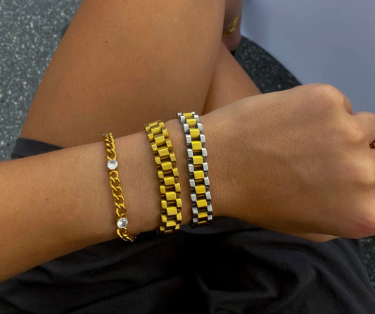 Gold + Diamond Bracelet