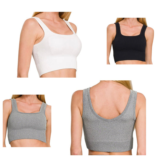 Basic Ribbed Bra