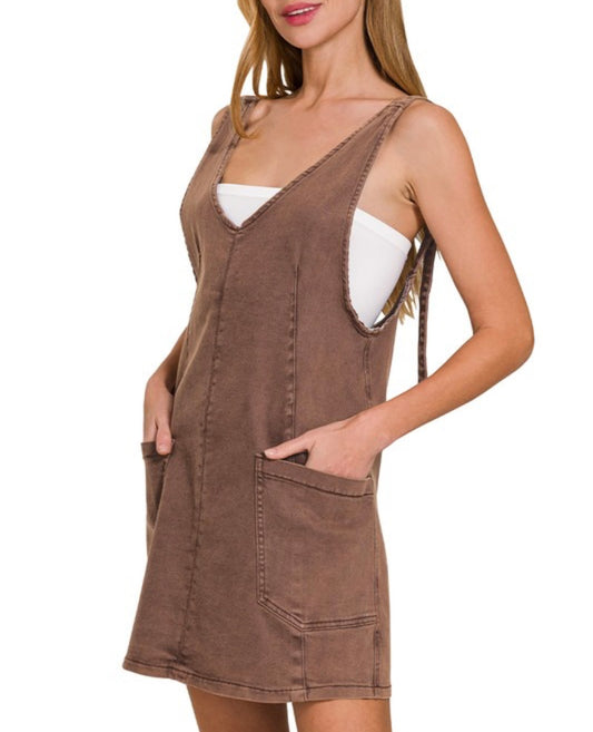 Denim Overall Dress