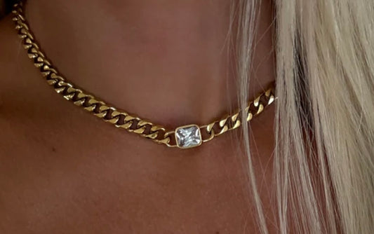 Chain w/Diamond Pend