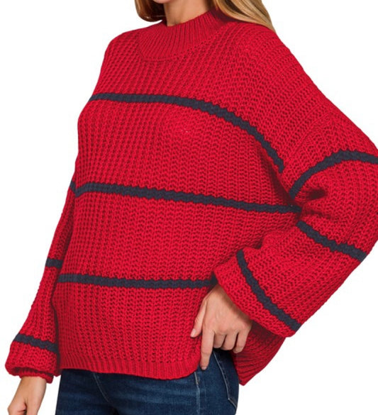 Oversize Striped Sweater