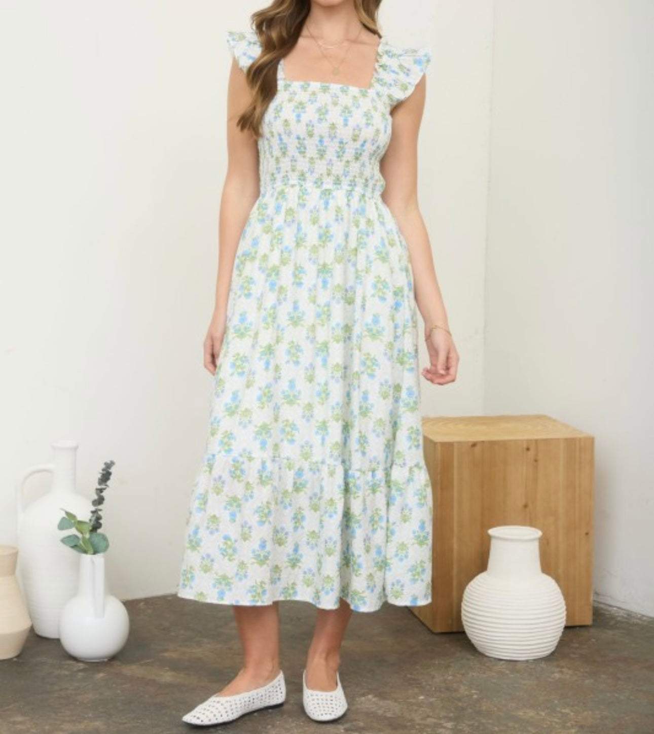 Floral Tile Dress